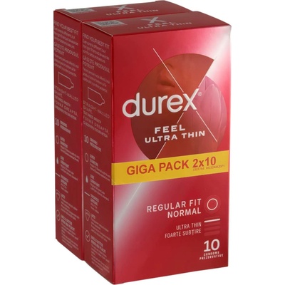 Durex Feel Ultra Thin ultra 2 x 10 ks