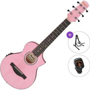Ibanez EWP17M2E-SMO Standard SET Strawberry Milk Open Pore Гиталеле (<![CDATA[EWP17M2E-SMO-STANDARD-SET]]>)