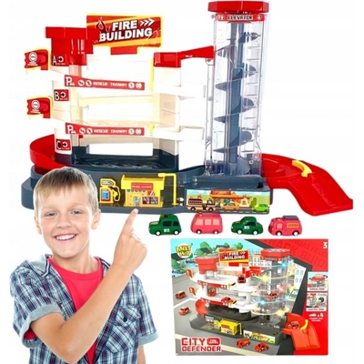 Iso Trade Parkovací dům pro autíčka výtah