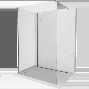 Mexen Kioto душ кабина Walk-in 140 x 100 см, прозрачна, gun metal - 800-140-212-95-00-100 (800-140-212-95-00-100)