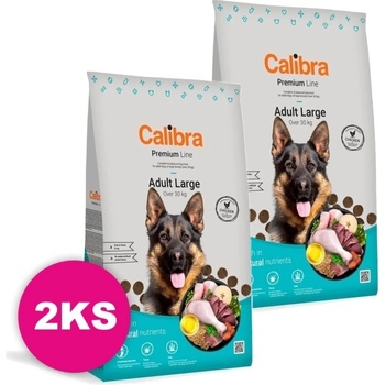 Calibra Dog NEW Premium Adult Large 2 x 12 kg