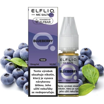 ELFLIQ Nic Salts Blueberry 10 ml 10 mg