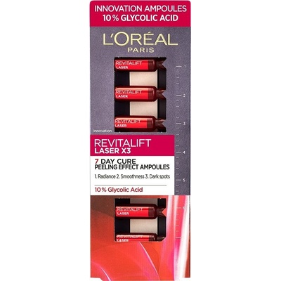 L'Oréal Revitalift Laser X3 pleťové sérum v ampulích 7 x 1,3 ml