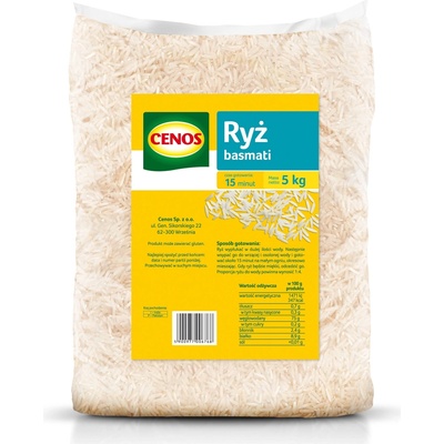 Cenos Ryža Basmati 5 kg