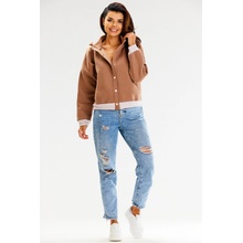 Awama Woman's Hoodie A611 Khaki