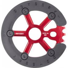 Odyssey BMX Prevodník BMX ODYSSEY UTILITY PRO GUARD - Červená, 28T