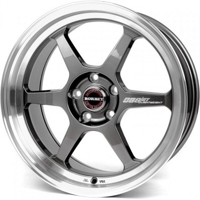 BORBET DB8GT 8,5x18 5x112 ET25 graphite lip polished