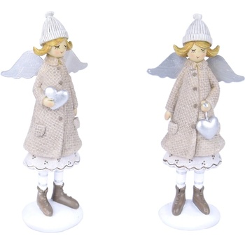 Ego dekor Комплект от 2 коледни фигурки на херувимчета - Ego Dekor (EGO-711876)