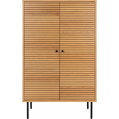 House Nordic Kyoto 130x80 cm dvoudveřová dřevo a kov přírodní