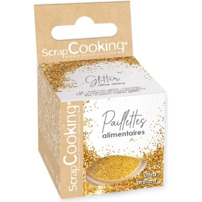 ScrapCooking Jedlé třpytky zlaté 5 g