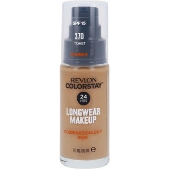 Revlon Cosmetics ColorStay dlhotrvajúci zmatňujúci make-up pre mastnú a zmiešanú pleť 370 Toast 30 ml
