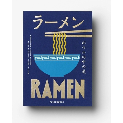 Printworks antikoro/bambusové paličky v súprave The Essentials Ramen Tools modré