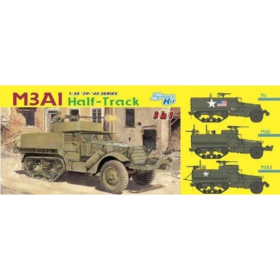 Dragon Model Kit military 6332 M3A1 HALF-TRACK 3 IN 1 SMART KIT 1:35