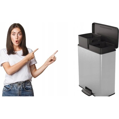 Curver Odpadkový kôš Deco-bin 2 x 26 l
