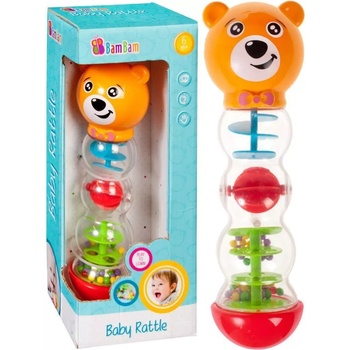 Bam Bam Бебешка дрънкалка Bam Bam - Мече (384447)