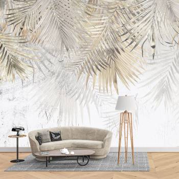 Image 1 of Art Gift Decor Фототапет Light leaves