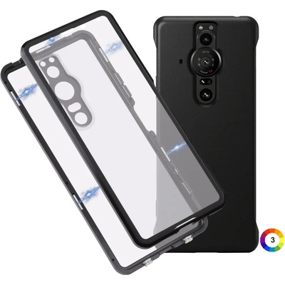 Sony Xperia Pro-I View Window/ Magnetic Metal Frame Калъф и Протектор