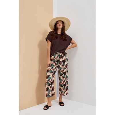 Moodo Щампосани калготки кюлоти тъмнобежови Moodo Moodo | Bezhov | ЖЕНИ | XS