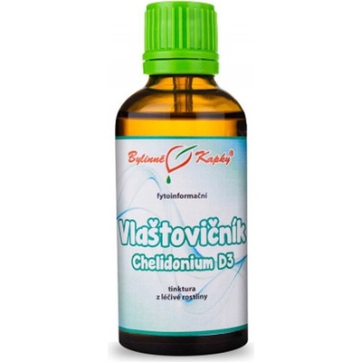 Bylinné kapky Lastovičník D3 Bylinné kvapky 50 ml