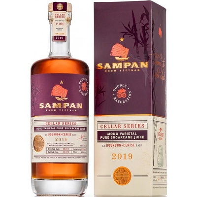 Sampan Cellar Series 2019 Bourbon Cerise Cask 45% 0,7 l (karton)