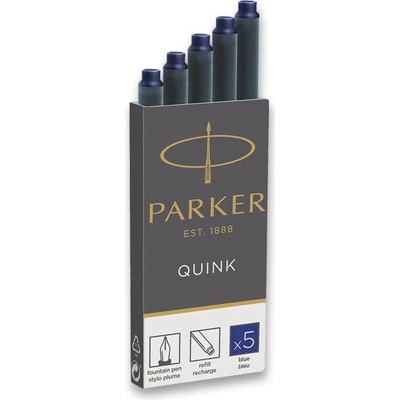 Parker Bombičky do plnicích per modrá / 5 ks 290890