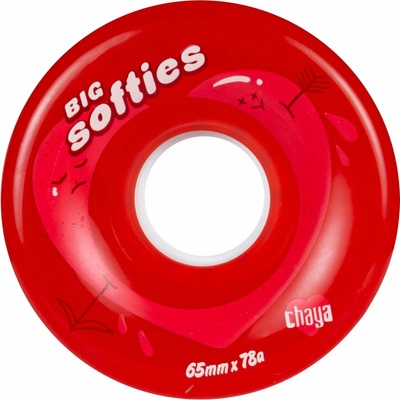 Powerslide Chaya Big Softies Clear 65 mm 78A 4 ks