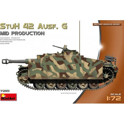 Miniart Tank Stuh 42 Ausf. G Military 1943 1:72