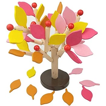 Image 1 of Smart Baby Дървен 3D пъзел Smart Baby - Дърво за сглобяване с есенни листа (ACT35)