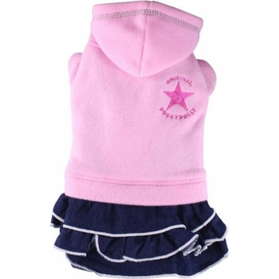 Ó lala Pets Mikina se sukní pro štěně Doggy Dolly Coral fleece – Hledejceny.cz