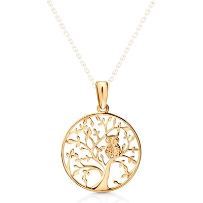 SAVICKI Висулка с дърво savicki: жълто злато