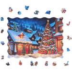 Milliwood Дървен пъзел Milliwood, Коледа, 200 части - Коледно селце (M-Christmas-5098) - homeshop