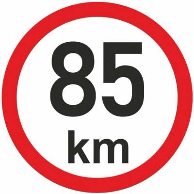 LTTS cz Samolepka - omezená rychlost REFLEX 85km