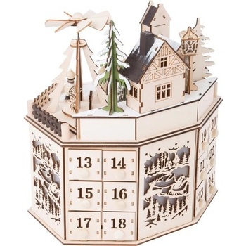 Legler Drevený adventný kalendár Vianočná pyramída