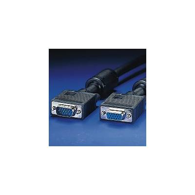 11.04. 5353 : : VGA кабел HD15 M-F, 3.0 м с феритни накрайници, удължителен, Quality