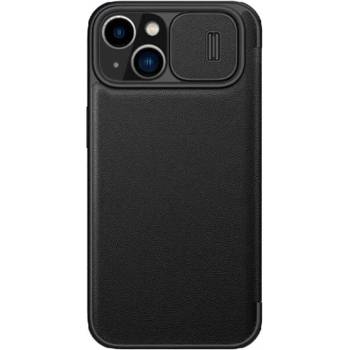 Nillkin Кожен кейс Nillkin Qin Pro Leather за iPhone 14 Plus (черен) (KXG0037148)