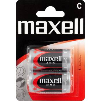 Image 1 of Maxell Цинк Манганова батерия maxell r14 -2 бр. в блистер- 1, 5v (r14)