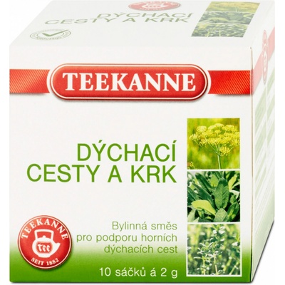 Teekanne Dýchací cesty a krk se zázvorem 10 x 2 g