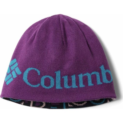 Columbia Toddler/Youth Urbanization Mix Beanie Čiapka Black G Multi Typo Print Plum