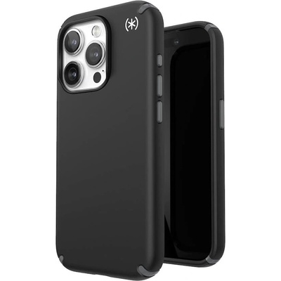 Speck Presidio 2 Pro Case - удароустойчив хибриден кейс за iPhone 15 Pro (черен)