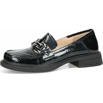 Etimee dámské kožené polobotky šedo černé