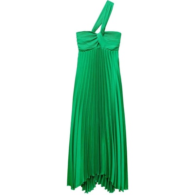 MANGO Вечерна рокля 'claudi' зелено, размер L