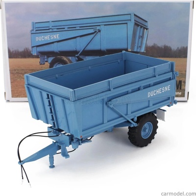 Universal hobbies Accessories Trailer Duchesne Agricoltural Tipping Světle Modrá 1:32