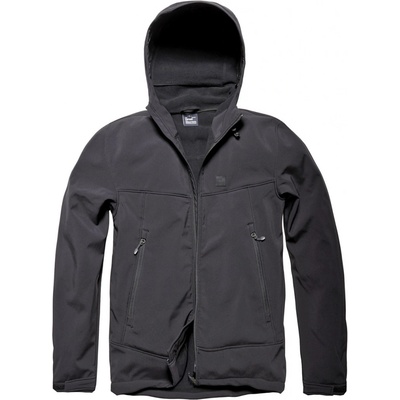 Vintage Industries bunda Alford softshell čierna