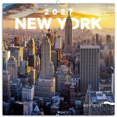 NOTIQUE Poznámkový kalendář New York 30 x 30 cm 2027