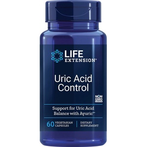 Life Extension Контрол на пикочната киселина - Uric Acid Control, 500 mg х 60 капсули (01921 LE)