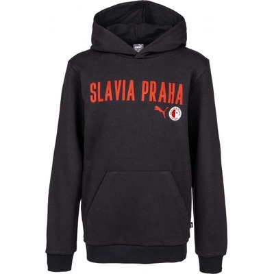 Puma SLAVIA PRAGUE graphic HODDEE mikina černá – Zboží Dáma