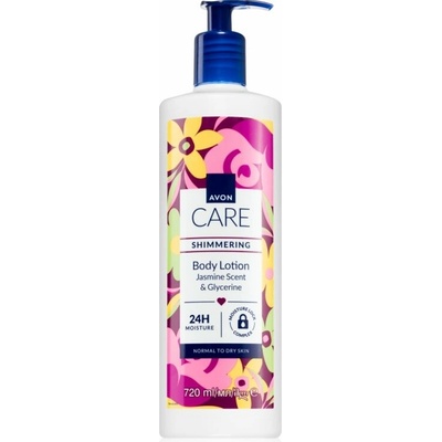 Avon Care Jasmine Scent & Glycerine trblietavé mlieko pre normálnu a suchú pokožku 720 ml