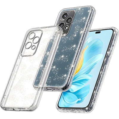 Techsuit Прозрачен калъф с блестящи частици за Honor 200 Lite - Прозрачен KP36759 (36759)