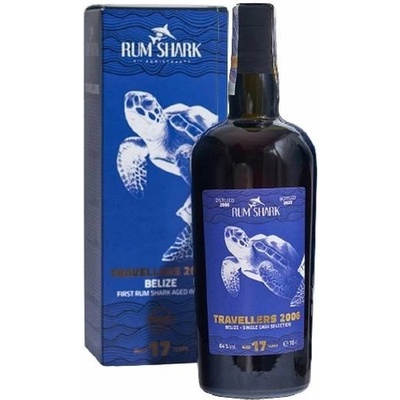 Rum Shark Belize 2006 Pineau 64% 0,7 l (karton)
