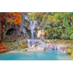 DIMEX ART Флизелинов фототапет водопад в тропическата гора 375 x 250 см